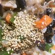お節リメイク黒豆と春雨の辛そぼろ炒め煮