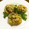 アボカド、えのき茸のチーズトースト