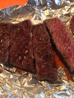 卓上鉄板で焼く簡単ステーキ-レシピのメイン写真