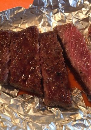 卓上鉄板で焼く簡単ステーキ-レシピのメイン写真
