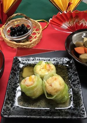 レタスしゅうまい(お正月料理、腎臓病食)-レシピのメイン写真