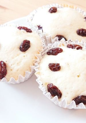 ホットケーキミックスでレンチン蒸しパン-レシピのメイン写真