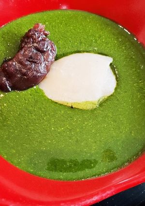 鏡開き☆抹茶甘酒おしるこ☆砂糖なし-レシピのメイン写真