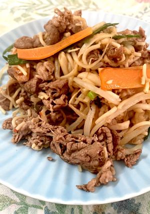 食物繊維豊富！牛肉の野菜炒め-レシピのメイン写真