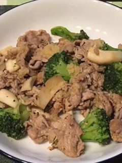 豚肉とブロッコリーの塩麹炒め-レシピのメイン写真
