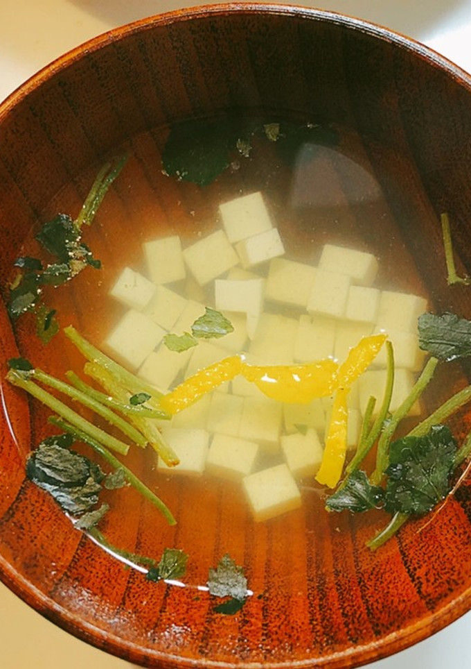 豆腐の和風スープ-レシピのメイン写真