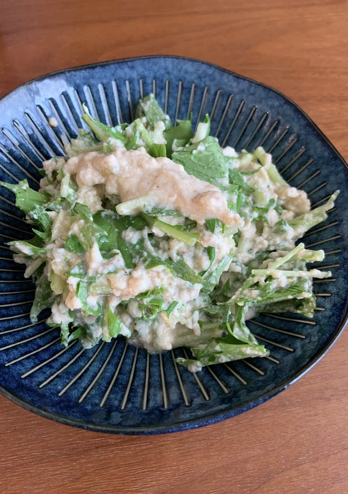 水菜の白和えサラダ-レシピのメイン写真