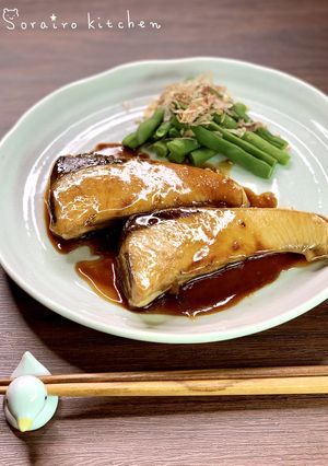 さっぱりテリ旨＊簡単・ぶりの黒酢照り焼き-レシピのメイン写真