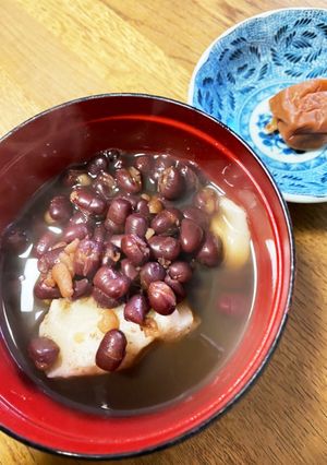 甘さ控えめ、さらさらのぜんざい-レシピのメイン写真
