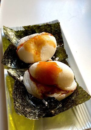 お皿がベトベトにならない✨レンチンお餅-レシピのメイン写真
