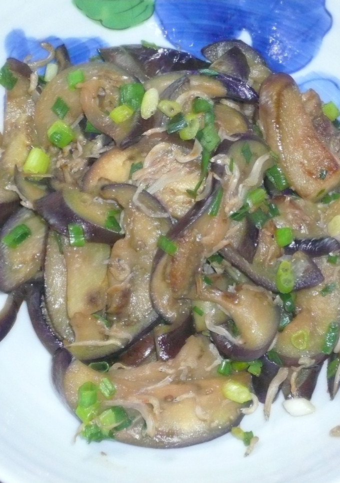 味ぽんで♪じゃこと茄子の簡単炒め-レシピのメイン写真