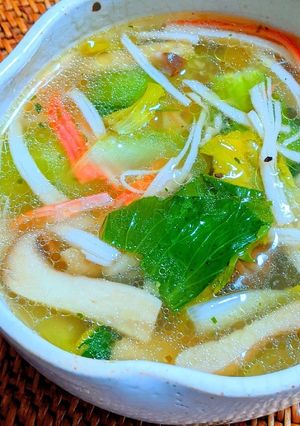 チンゲン菜のシャンタンスープ-レシピのメイン写真