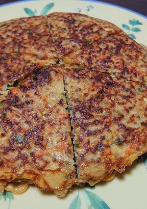 野菜たっぷり薄焼きオムレツ-レシピのメイン写真