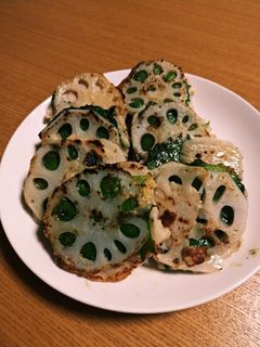 エビ入りすり身の蓮根サンド-レシピのメイン写真