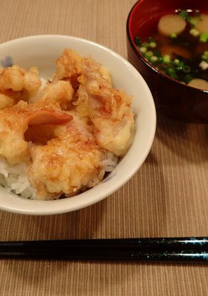 ホッキ貝の天丼-レシピのメイン写真