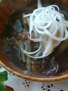菊芋とふのりのお吸物-レシピのメイン写真