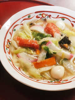 八宝菜であんかけそば-レシピのメイン写真