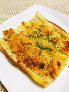 簡単おつまみ♡竹輪のマヨチーズ焼き-レシピのメイン写真