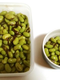 冷凍枝豆と塩こんぶの簡単煮物-レシピのメイン写真