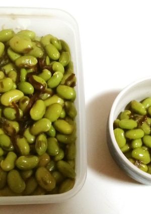 冷凍枝豆と塩こんぶの簡単煮物-レシピのメイン写真