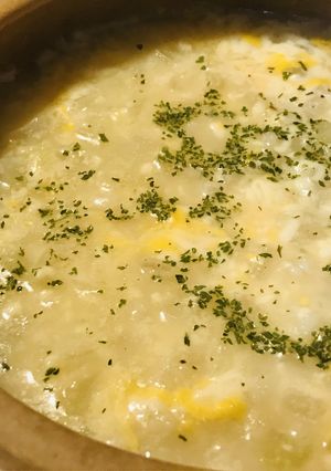 豆乳鍋の素で●リゾット風白菜豆乳雑炊-レシピのメイン写真