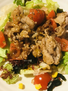 豚肉のレモン&オリーブオイル炒めのサラダ-レシピのメイン写真