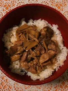 きのこ豚丼-レシピのメイン写真