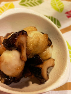 お弁当に!うずらと椎茸の甘辛炒め-レシピのメイン写真