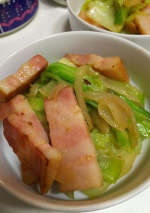 ごろっとベーコンとキャベツの炒め物-レシピのメイン写真