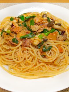 豚キムチパスタ-レシピのメイン写真