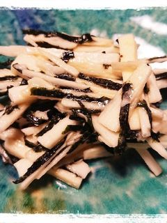 海苔たっぷりの長芋のわさびポン酢和え-レシピのメイン写真