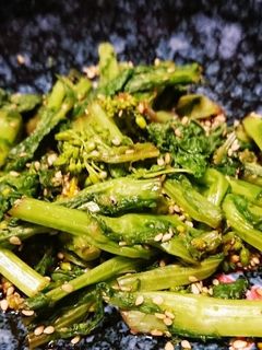 簡単!菜の花の胡麻和え-レシピのメイン写真