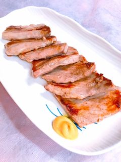 焼肉を辛子とウスターソースで♪-レシピのメイン写真