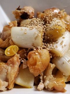 鶏皮とネギのマリネ~-レシピのメイン写真