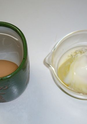 電子レンジと湯飲みでゆで卵-レシピのメイン写真
