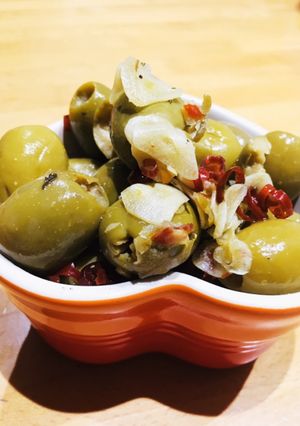 スペイン バルで食べるオリーブ-レシピのメイン写真