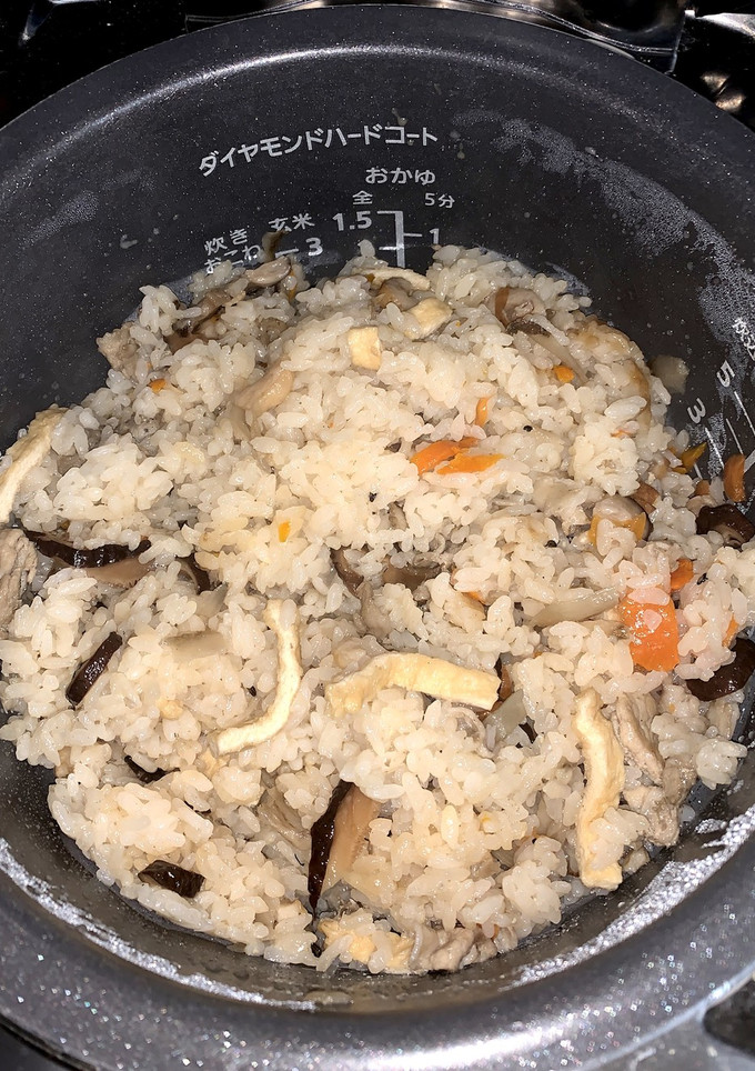 きんぴらごぼう　残り　炊き込みご飯-レシピのメイン写真