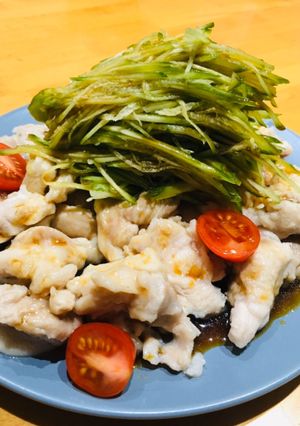 プルプル食感が病みつき さっぱり水晶鶏　-レシピのメイン写真