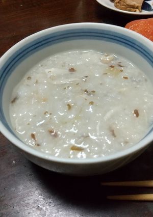 炊飯器のお粥モード任せの中華粥-レシピのメイン写真