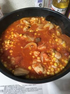 エビと鶏肉のトマト煮-レシピのメイン写真