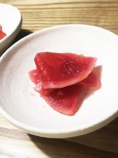 赤辛大根の漬物風-レシピのメイン写真