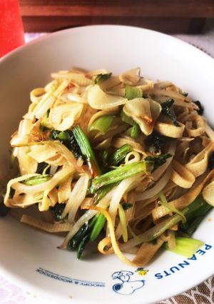 豆腐皮でソース焼きそば風★-レシピのメイン写真