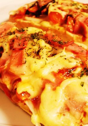 本格♪ナスとトマトのピザトースト-レシピのメイン写真