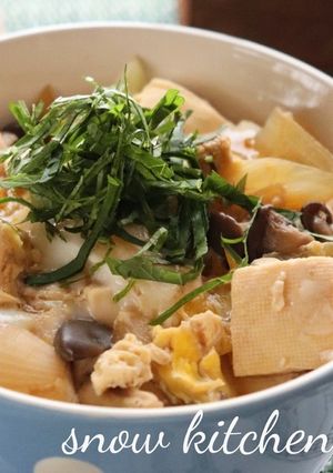 豆腐の卵とじ丼-レシピのメイン写真