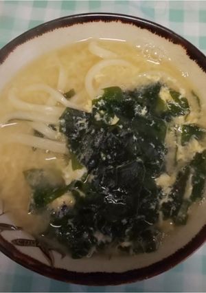 お鍋1つで簡単かきたまうどん-レシピのメイン写真