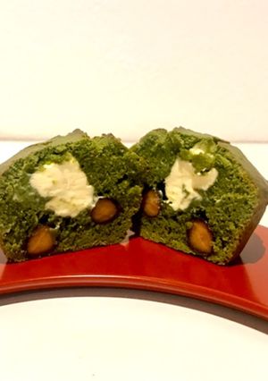 抹茶 黒豆マフィン-レシピのメイン写真