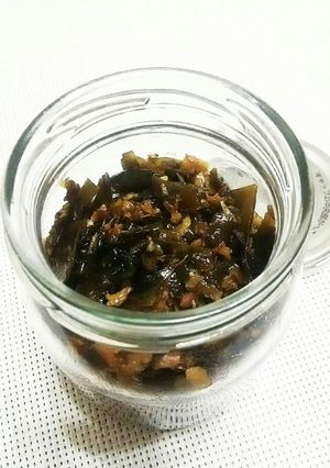 余った昆布巻き活用、昆布と生姜の佃煮。-レシピのメイン写真
