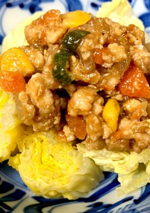 やみつき！白菜の肉味噌のっけ＊-レシピのメイン写真