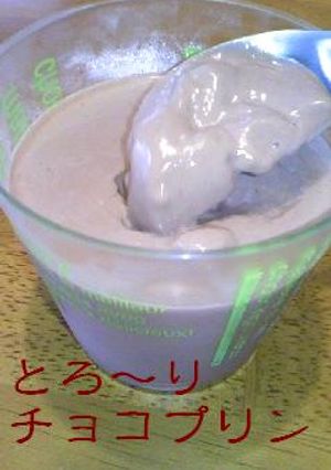 簡単！とろ～りチョコプリン-レシピのメイン写真