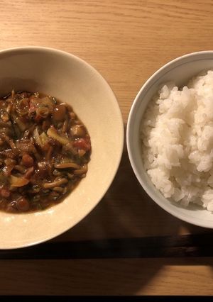 ご飯のおかず！トローリなめこ梅煮☆-レシピのメイン写真
